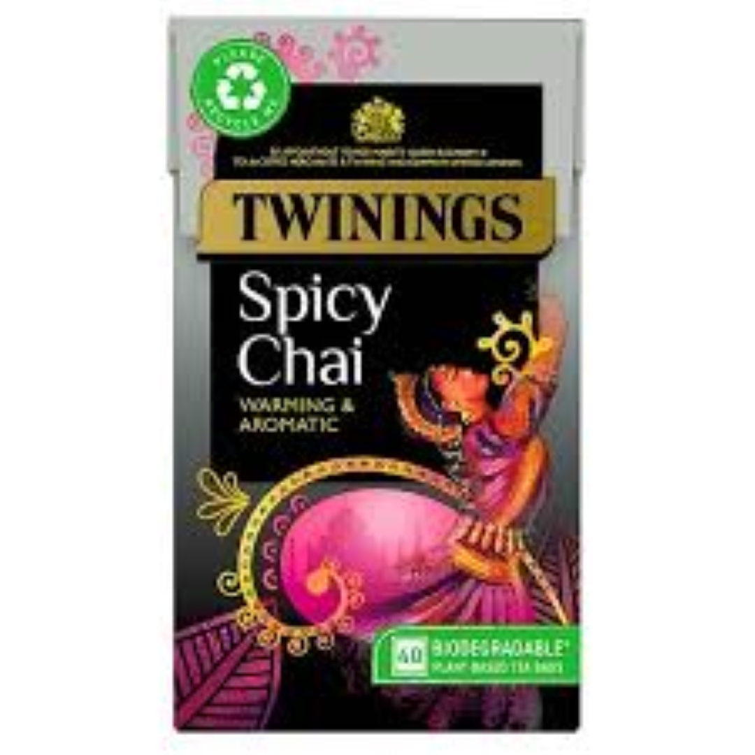 TWININGS SPICY CHAI 40S